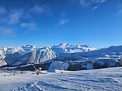 Zimní Alpy - Pohled 3